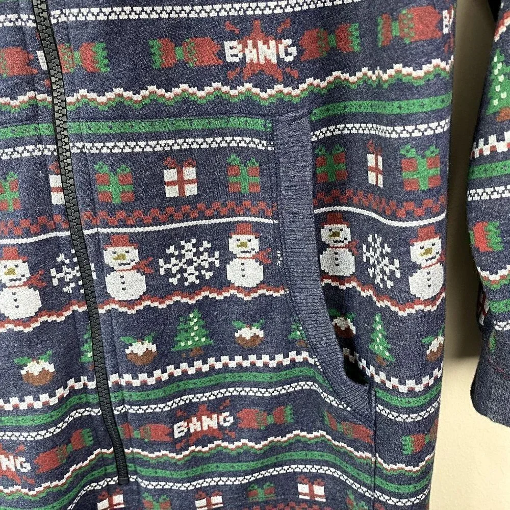 TU Winter Fair Isle One Piece Pajamas 12Y